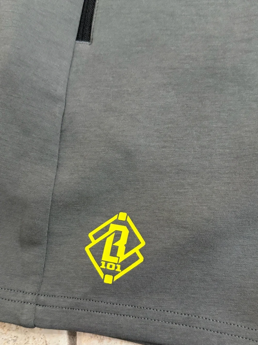 Baseball Lifestyle 101 Diamond Relaxed Fit Sweatshorts Gray/Yellow men’s XL